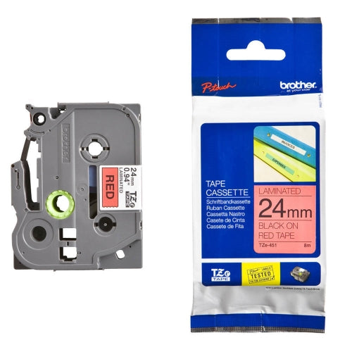 Cinta laminada Brother tze451 24mm x 8m