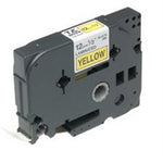Cinta laminada Brother tze631 12mm x 8m amarillo - negro