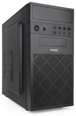 TooQ Caja Minitorre Micro-ATX “ISOBOX ULTRA”, Negra