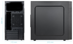 TooQ Caja Minitorre Micro-ATX “ISOBOX ULTRA”, Negra