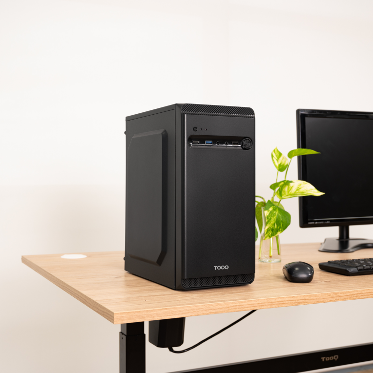 TooQ Caja Minitorre Micro-ATX “DODEKA ULTRA” Negra