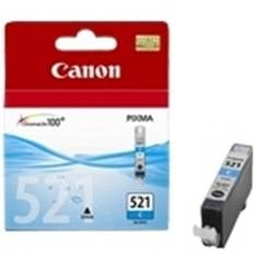 Cartucho tinta Canon cli 521c cian pixma 9ml 3600 · 4600 · 4700 · mp540 · 550 · 560 · 620 · 630 · 640 · 980 mx860 · 870