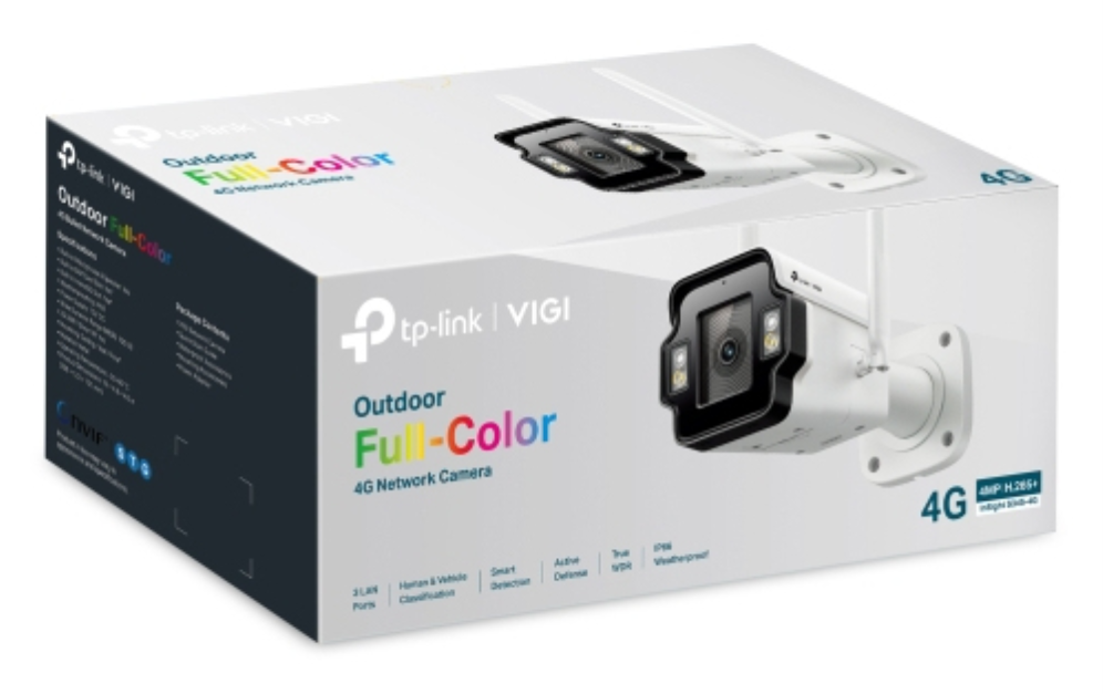 TP-Link INSIGHT S345-4G Bala (forma) Cámara de seguridad IP Exterior 2688 x 1520 Pixeles Pared