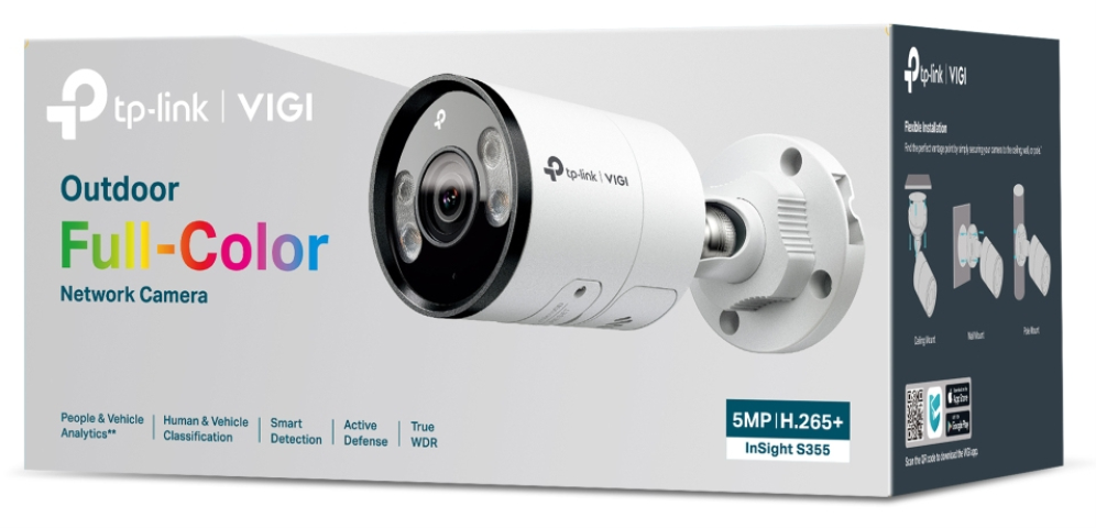 TP-Link INSIGHT S355 Bala (forma) Cámara de seguridad IP Exterior 2880 x 1620 Pixeles Pared