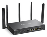 TP-Link Omada ER706W-4G router inalámbrico Gigabit Ethernet Doble banda (2,4 GHz / 5 GHz) Negro