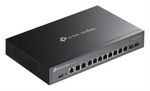TP-Link Omada ER7412-M2 router 2.5 Gigabit Ethernet, Gigabit Ethernet Negro