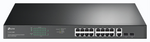 TP-Link TL-SG1218MP switch No administrado Gigabit Ethernet (10/100/1000) Energía sobre Ethernet (PoE) 1U Negro