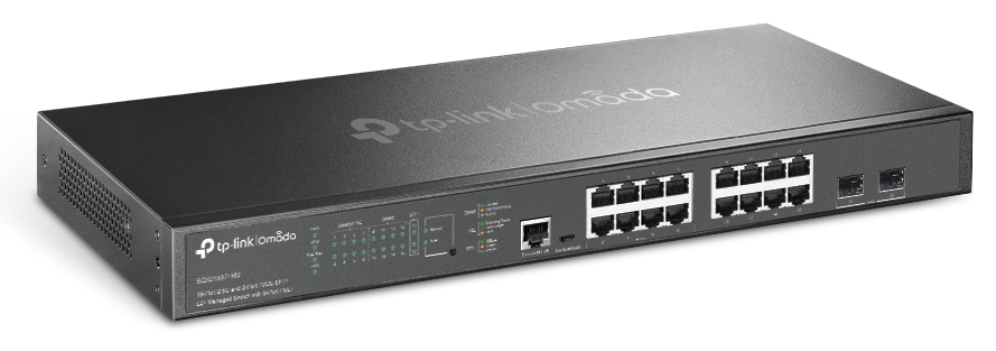 TP-Link Omada SG3218XP-M2 switch Gestionado L2+ 2.5G Ethernet (100/1000/2500) Energía sobre Ethernet (PoE) 1U Negro
