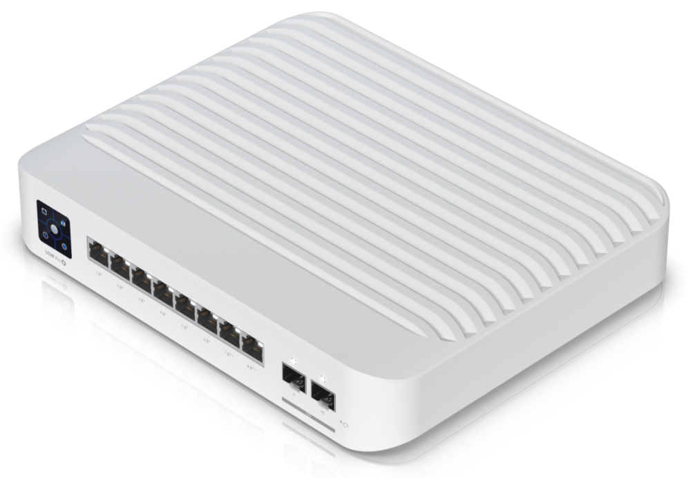 Ubiquiti UniFi USW-PRO-8-POE switch Gestionado L2/L3 Gigabit Ethernet (10/100/1000) Energía sobre Ethernet (PoE) 1U Blan