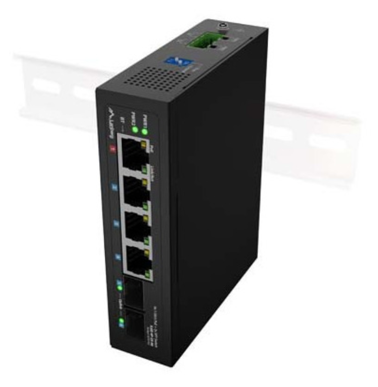 Lanberg ILGE-4P-2S-90 switch No administrado Fast Ethernet (10/100) Energía sobre Ethernet (PoE) 1U Negro
