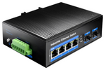 Cudy IG1004S2P switch No administrado Gigabit Ethernet (10/100/1000) Energía sobre Ethernet (PoE) Negro