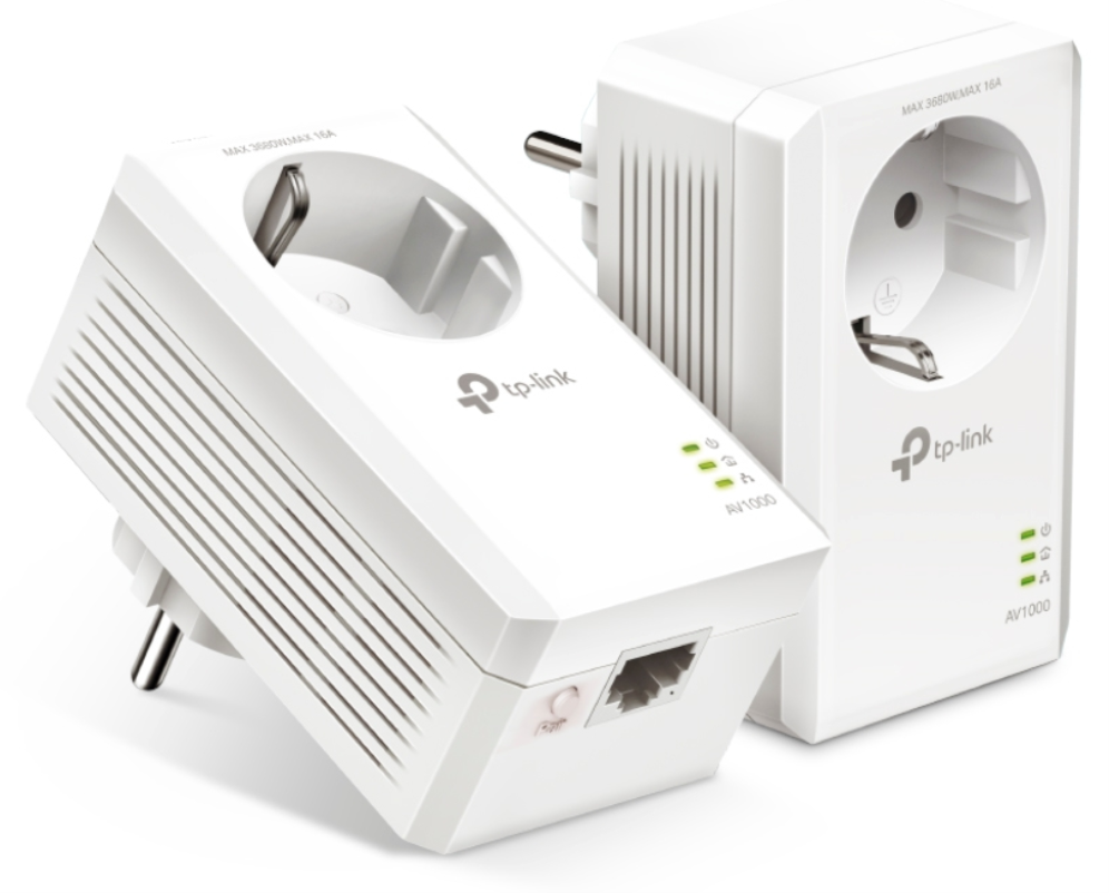 TP-Link TL-PA7017P KIT adaptador de red PowerLine 1000 Mbit/s Ethernet Blanco 2 pieza(s)