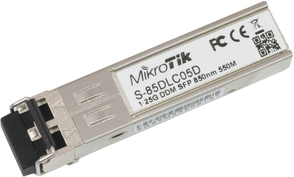 Mikrotik S-85DLC05D red modulo transceptor 1250 Mbit/s SFP 850 nm