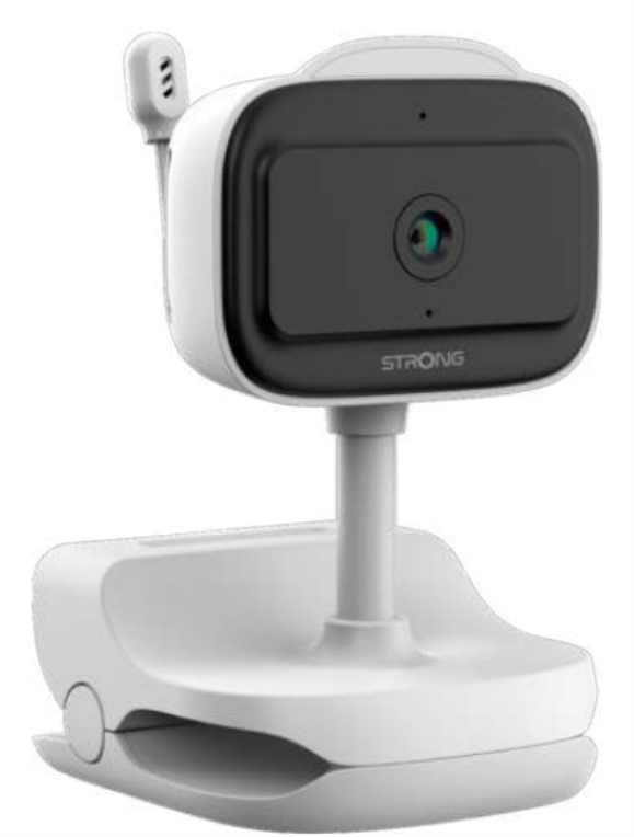 Strong DOVY video-monitor para bebés Wi-Fi Blanco, Negro