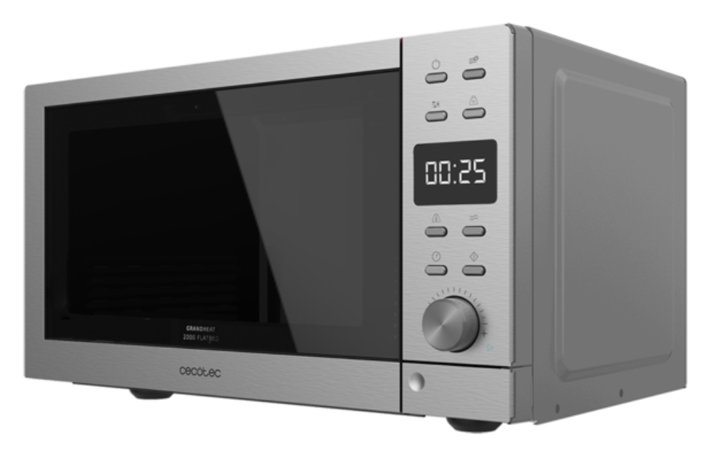 Cecotec 01398 microondas Negro, Acero Solo microondas Encimera 20 L 700 W