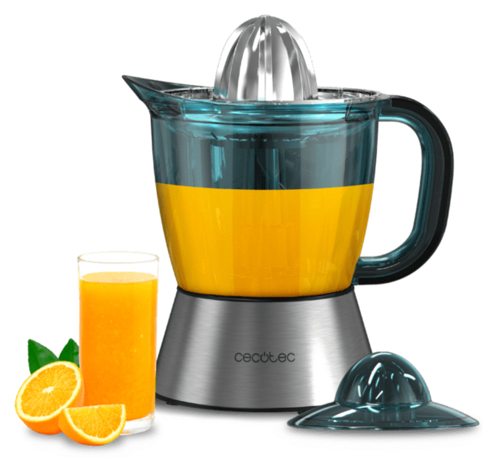 Cecotec Zitra prensa de cítricos eléctricos 1 L 60 W Acero inoxidable