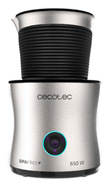 Cecotec 01518 espumador o calentador de leche Automatic milk frother/warmer Plata