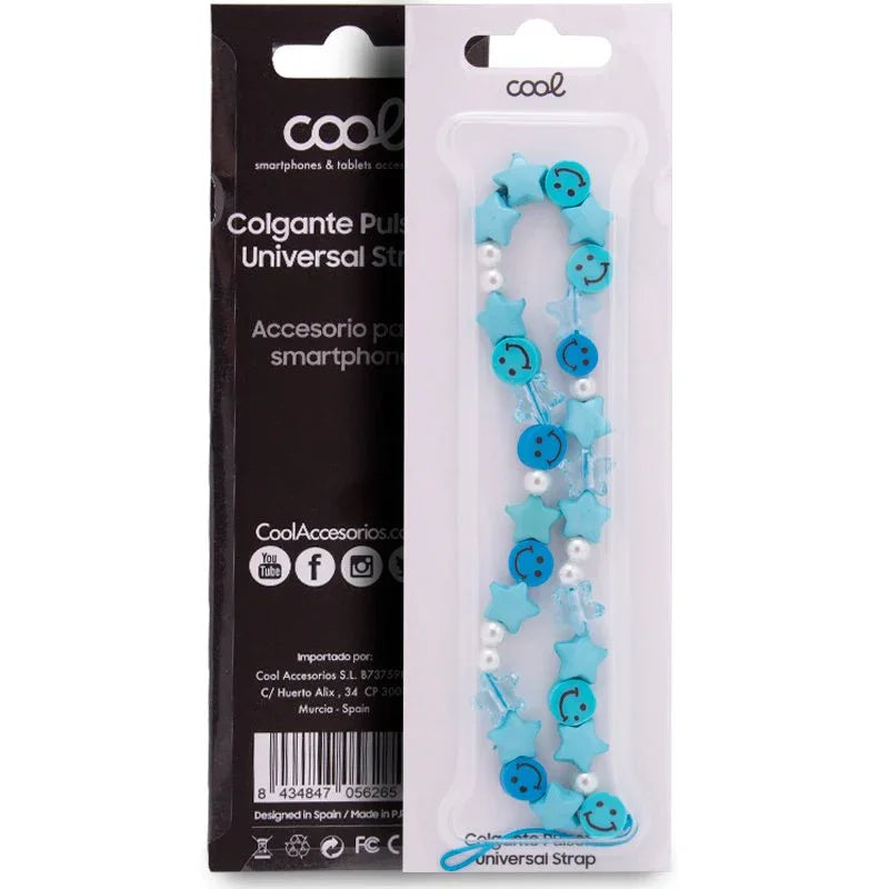 Colgante COOL Universal Smartphone Pulsera Strap Blue Stars - PixelPlaza