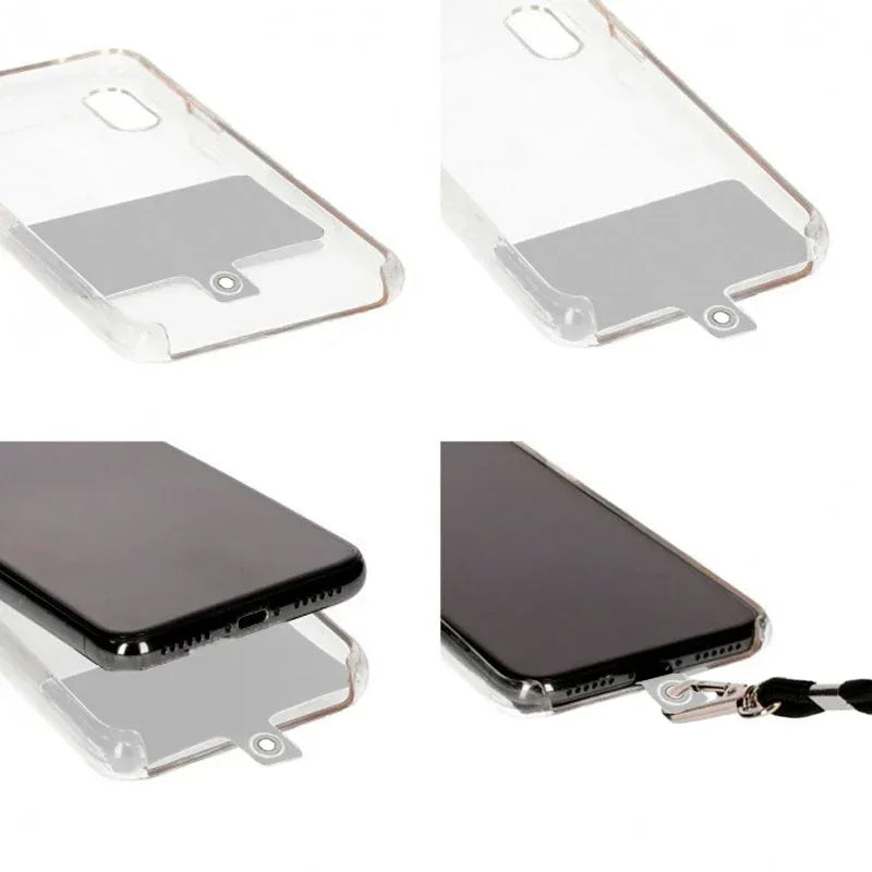 Cordón Colgante COOL Universal con Tarjeta para Smartphone Rosa - PixelPlaza