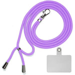 Cordón Colgante COOL Universal con Tarjeta para Smartphone Violeta - PixelPlaza