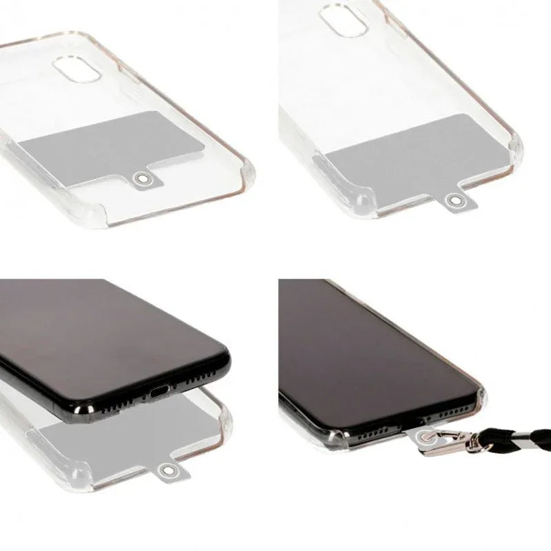 Cordón Colgante COOL Universal con Tarjeta para Smartphone Violeta - PixelPlaza
