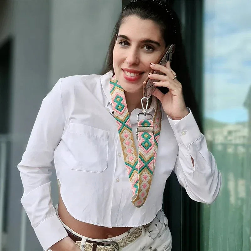 Correa Colgante COOL Universal con Tarjeta para Smartphone Marino - PixelPlaza