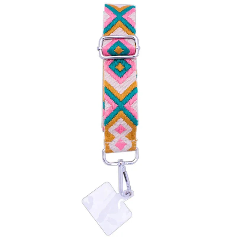 Correa Colgante COOL Universal con Tarjeta para Smartphone Mostaza - PixelPlaza