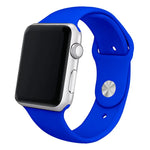 Correa COOL para Apple Watch Series 1 / 2 / 3 / 4 / 5 / 6 / 7 / 8 / 9 / SE (38 / 40 / 41 mm) Goma Azul - PixelPlaza