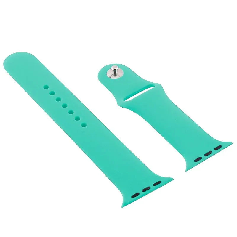 Correa COOL para Apple Watch Series 1 / 2 / 3 / 4 / 5 / 6 / 7 / 8 / 9 / SE (38 / 40 / 41 mm) Goma Mint - PixelPlaza