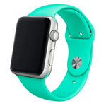 Correa COOL para Apple Watch Series 1 / 2 / 3 / 4 / 5 / 6 / 7 / 8 / 9 / SE (38 / 40 / 41 mm) Goma Mint - PixelPlaza