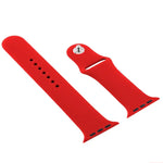Correa COOL para Apple Watch Series 1 / 2 / 3 / 4 / 5 / 6 / 7 / 8 / 9 / SE (38 / 40 / 41 mm) Goma Rojo - PixelPlaza