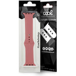 Correa COOL para Apple Watch Series 1 / 2 / 3 / 4 / 5 / 6 / 7 / 8 / 9 / SE (38 / 40 / 41 mm) Goma Rosa - PixelPlaza