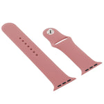 Correa COOL para Apple Watch Series 1 / 2 / 3 / 4 / 5 / 6 / 7 / 8 / 9 / SE (38 / 40 / 41 mm) Goma Rosa - PixelPlaza