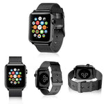 Correa COOL para Apple Watch Series 1 / 2 / 3 / 4 / 5 / 6 / 7 / 8 / 9 / SE (38 / 40 / 41 mm) Metal Negro - PixelPlaza