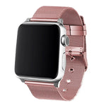 Correa COOL para Apple Watch Series 1 / 2 / 3 / 4 / 5 / 6 / 7 / 8 / 9 / SE (38 / 40 / 41 mm) Metal Rosa - PixelPlaza
