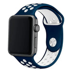 Correa COOL para Apple Watch Series 1 / 2 / 3 / 4 / 5 / 6 / 7 / 8 / 9 / SE (38 / 40 / 41 mm) Sport Azul - PixelPlaza