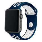 Correa COOL para Apple Watch Series 1 / 2 / 3 / 4 / 5 / 6 / 7 / 8 / 9 / SE (38 / 40 / 41 mm) Sport Azul - PixelPlaza
