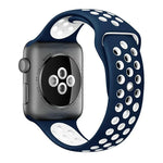 Correa COOL para Apple Watch Series 1 / 2 / 3 / 4 / 5 / 6 / 7 / 8 / 9 / SE (38 / 40 / 41 mm) Sport Azul - PixelPlaza