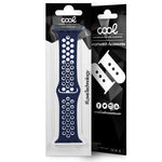 Correa COOL para Apple Watch Series 1 / 2 / 3 / 4 / 5 / 6 / 7 / 8 / 9 / SE (38 / 40 / 41 mm) Sport Azul - PixelPlaza