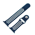 Correa COOL para Apple Watch Series 1 / 2 / 3 / 4 / 5 / 6 / 7 / 8 / 9 / SE (38 / 40 / 41 mm) Sport Azul - PixelPlaza