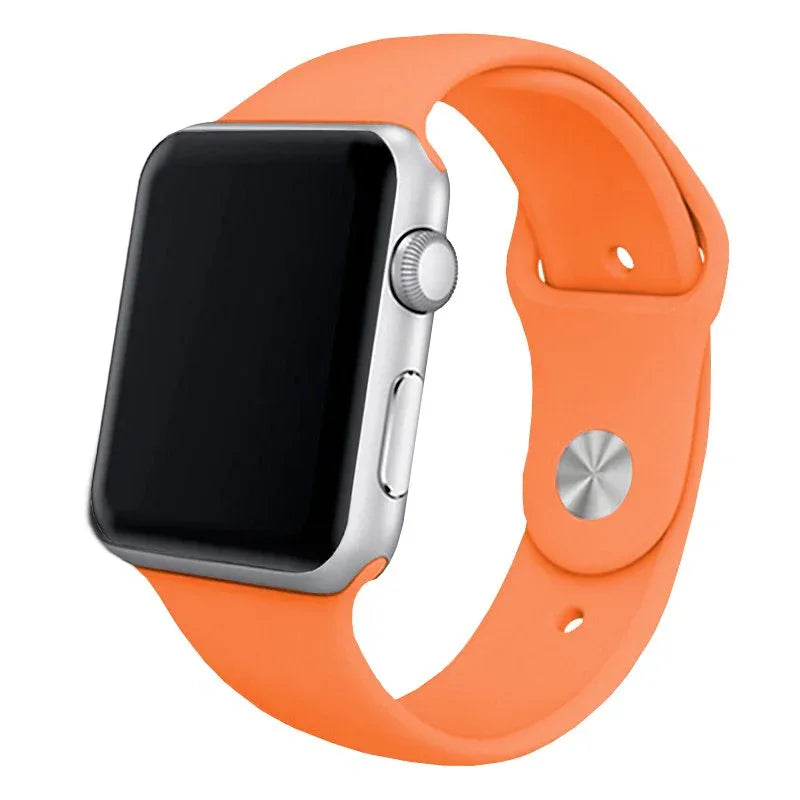 Correa COOL para Apple Watch Series 1 / 2 / 3 / 4 / 5 / 6 / 7 / 8 / 9 / SE (42 / 44 / 45 mm) Goma Coral - PixelPlaza
