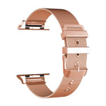 Correa COOL para Apple Watch Series 1 / 2 / 3 / 4 / 5 / 6 / 7 / 8 / 9 / SE (42 / 44 / 45 mm) Metal Rose Gold - PixelPlaza