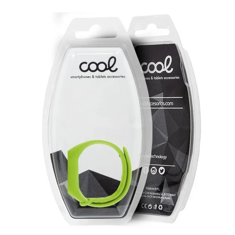 Correa COOL para Xiaomi Mi Band 5 / 6 / 7 / Amazfit Band 5 Liso Verde - PixelPlaza