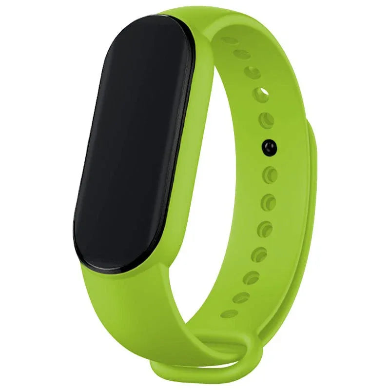 Correa COOL para Xiaomi Mi Band 5 / 6 / 7 / Amazfit Band 5 Liso Verde - PixelPlaza