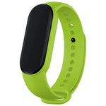 Correa COOL para Xiaomi Mi Band 5 / 6 / 7 / Amazfit Band 5 Liso Verde - PixelPlaza