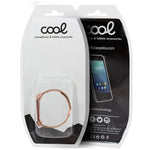 Correa COOL para Xiaomi Mi Band 5 / 6 / 7 / Amazfit Band 5 Metal Rose Gold - PixelPlaza