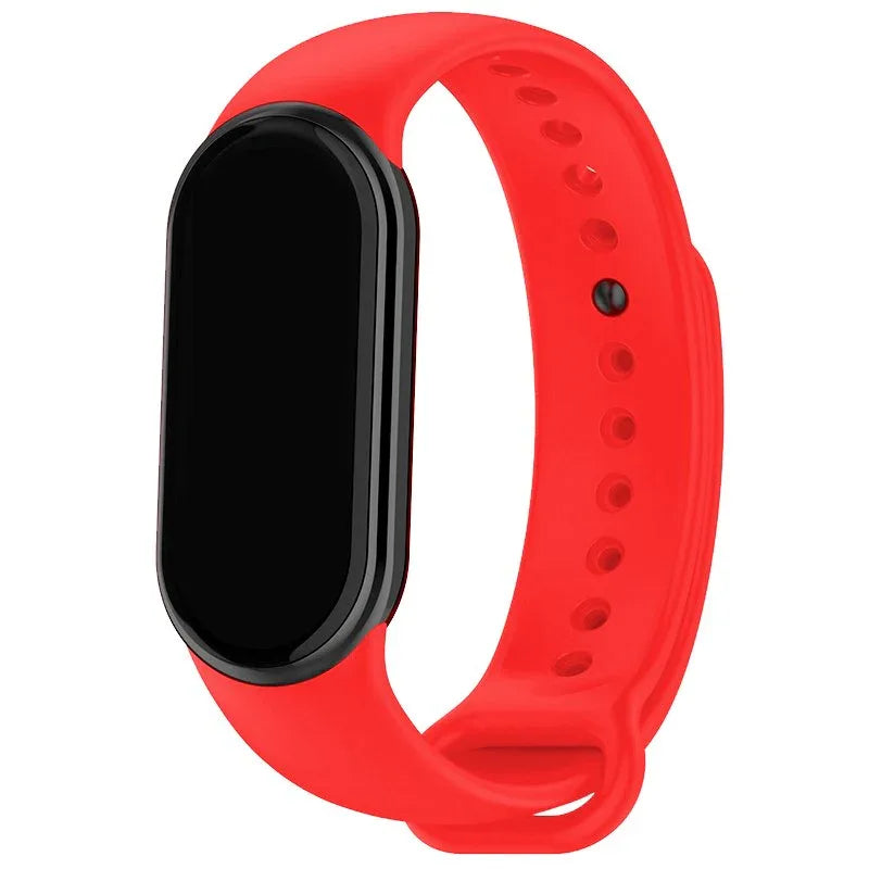 Correa COOL para Xiaomi Smart Band 8 / 9 / 10 Liso Rojo - PixelPlaza
