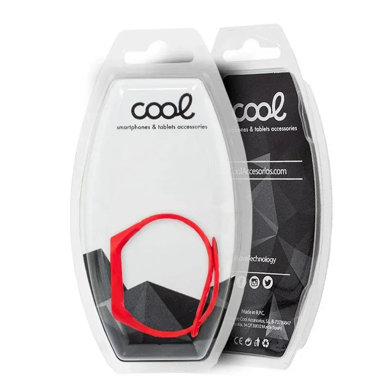 Correa COOL para Xiaomi Smart Band 8 / 9 / 10 Liso Rojo - PixelPlaza