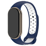 Correa COOL para Xiaomi Smart Band 8 / 9 / 10 Sport Marino-Blanco - PixelPlaza