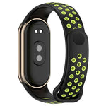 Correa COOL para Xiaomi Smart Band 8 / 9 / 10 Sport Negro-Verde - PixelPlaza